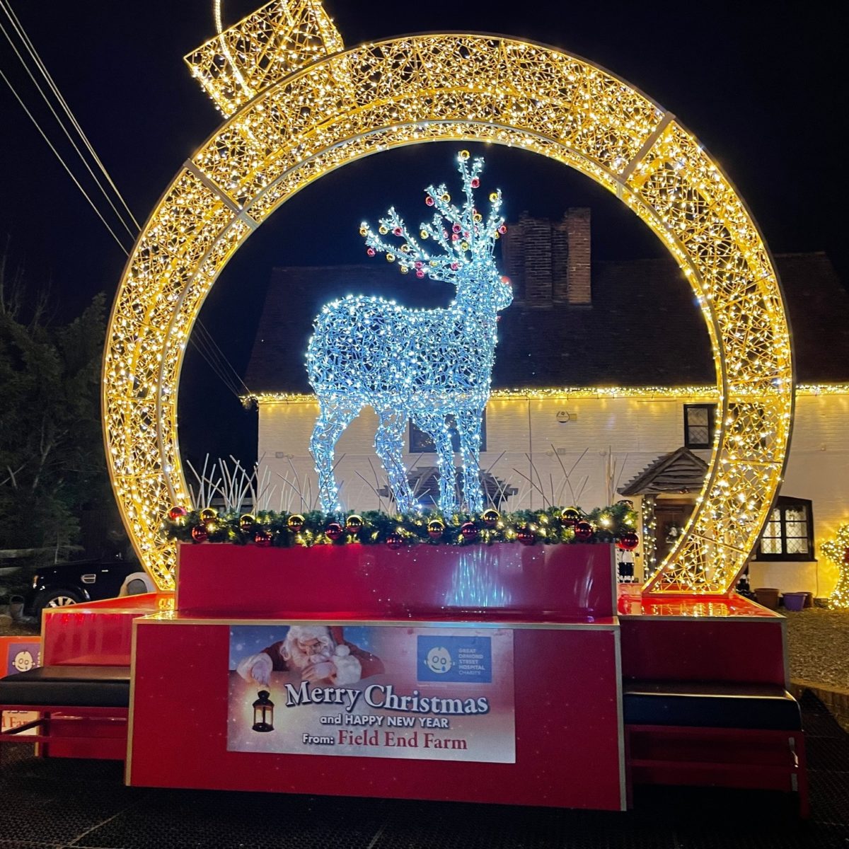 Christmas light display Eastcote Residents' Association